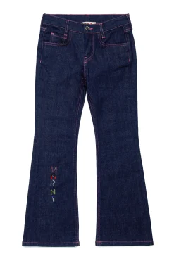 Jeans | Denim-Mania>MARNI Dark blue bootcut jeans blue denim