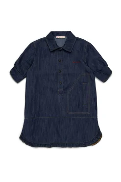 Dresses | Denim-Mania>MARNI Dark denim shirt dress blue denim