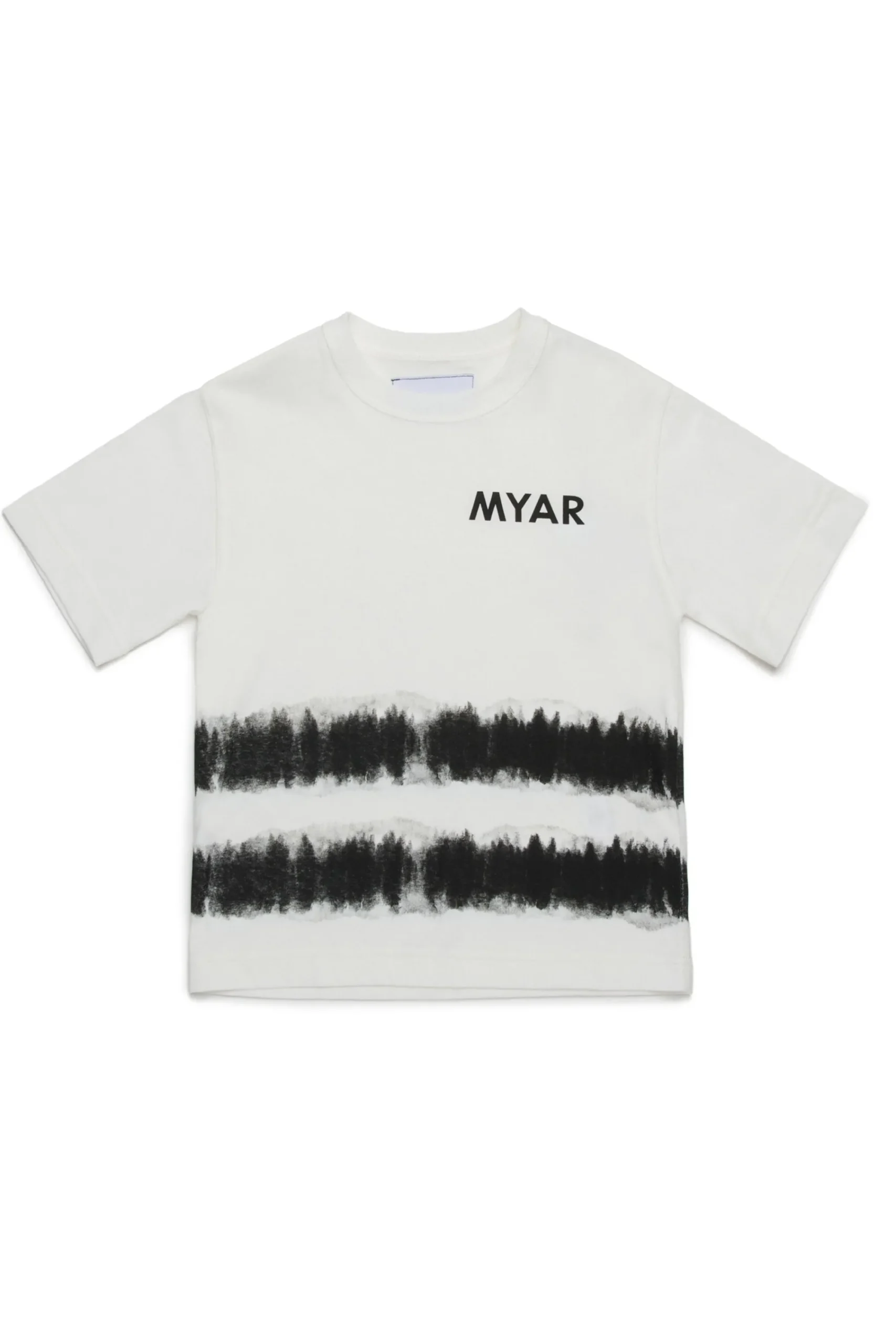 T-Shirts | T-Shirts>MYAR Deadstock cotton t-shirt with tye-die effect off white