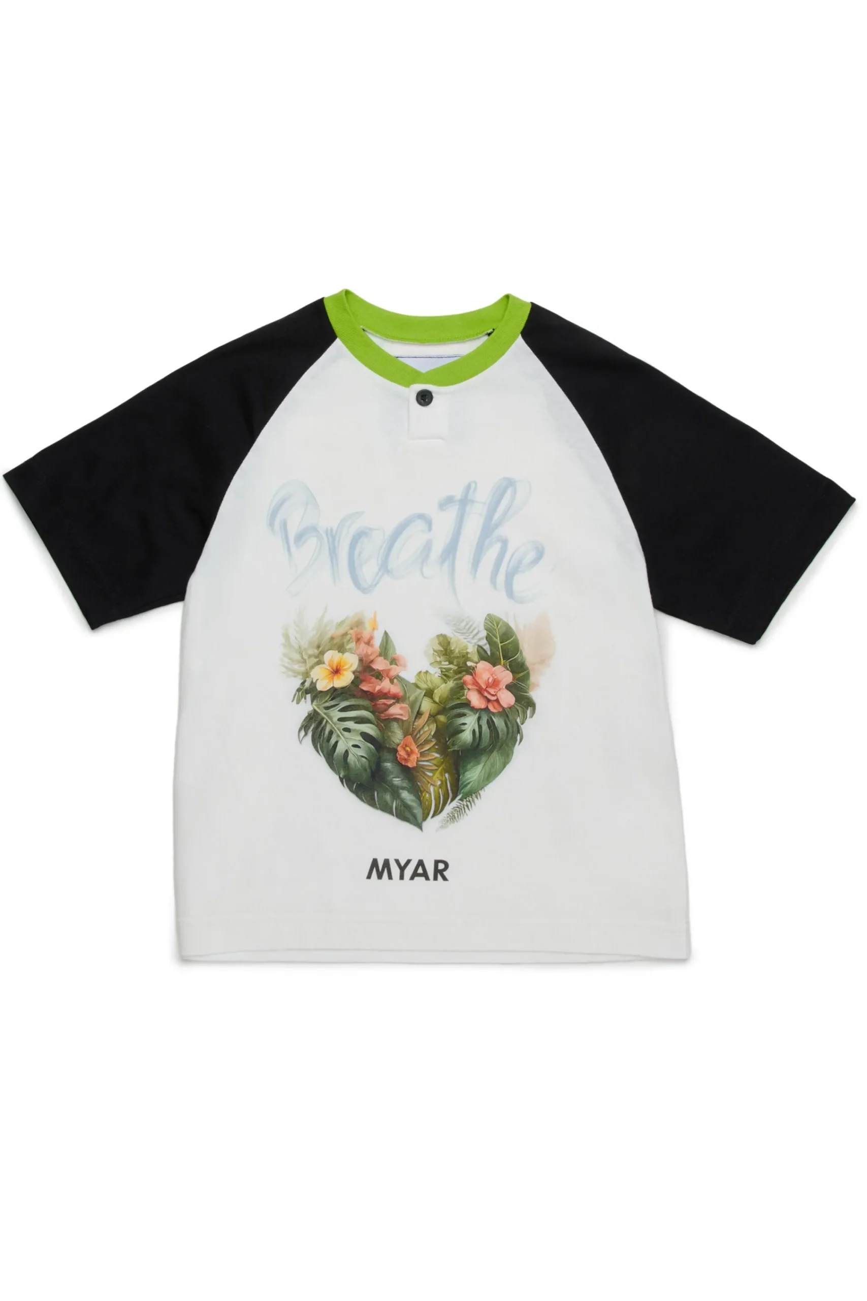 T-Shirts | T-Shirts>MYAR Deadstock cotton T-shirt with Breathe graphics off white