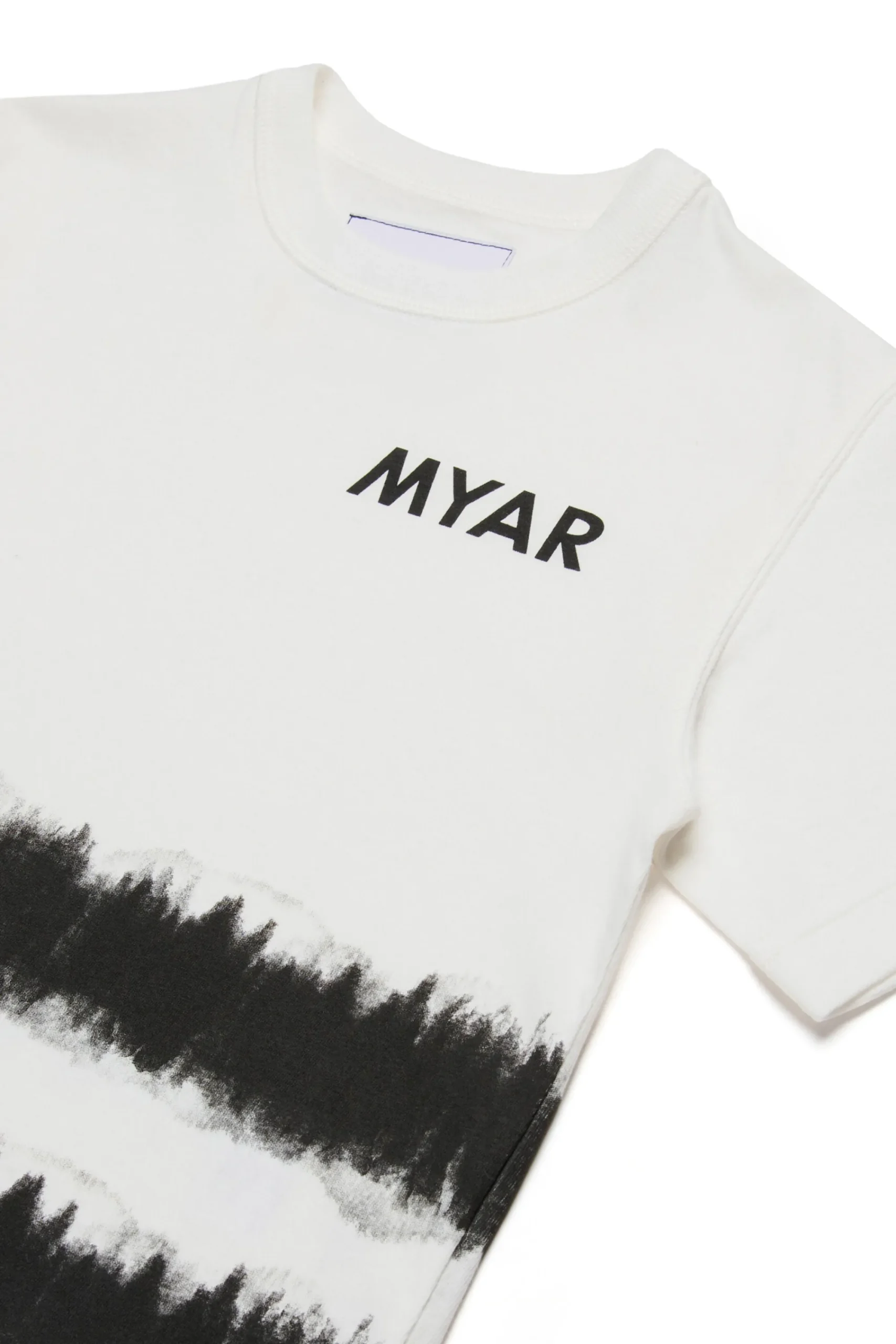 T-Shirts | T-Shirts>MYAR Deadstock cotton t-shirt with tye-die effect off white
