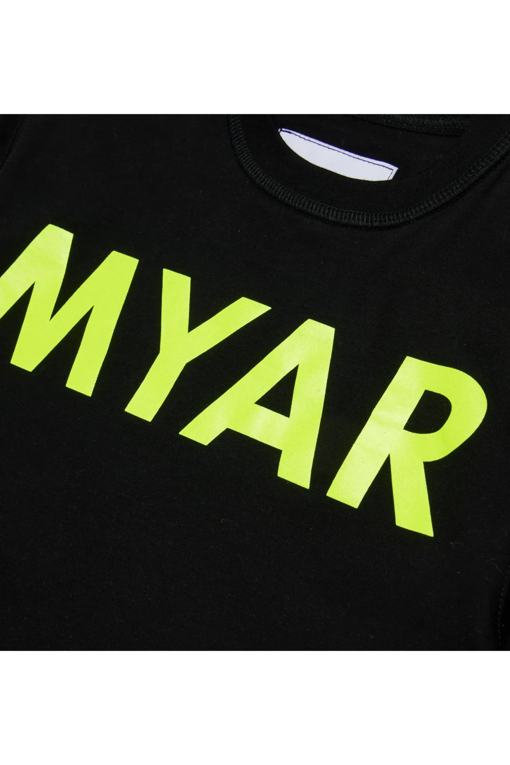 T-Shirts | T-Shirts>MYAR Deadstock cotton T-shirt with logo black