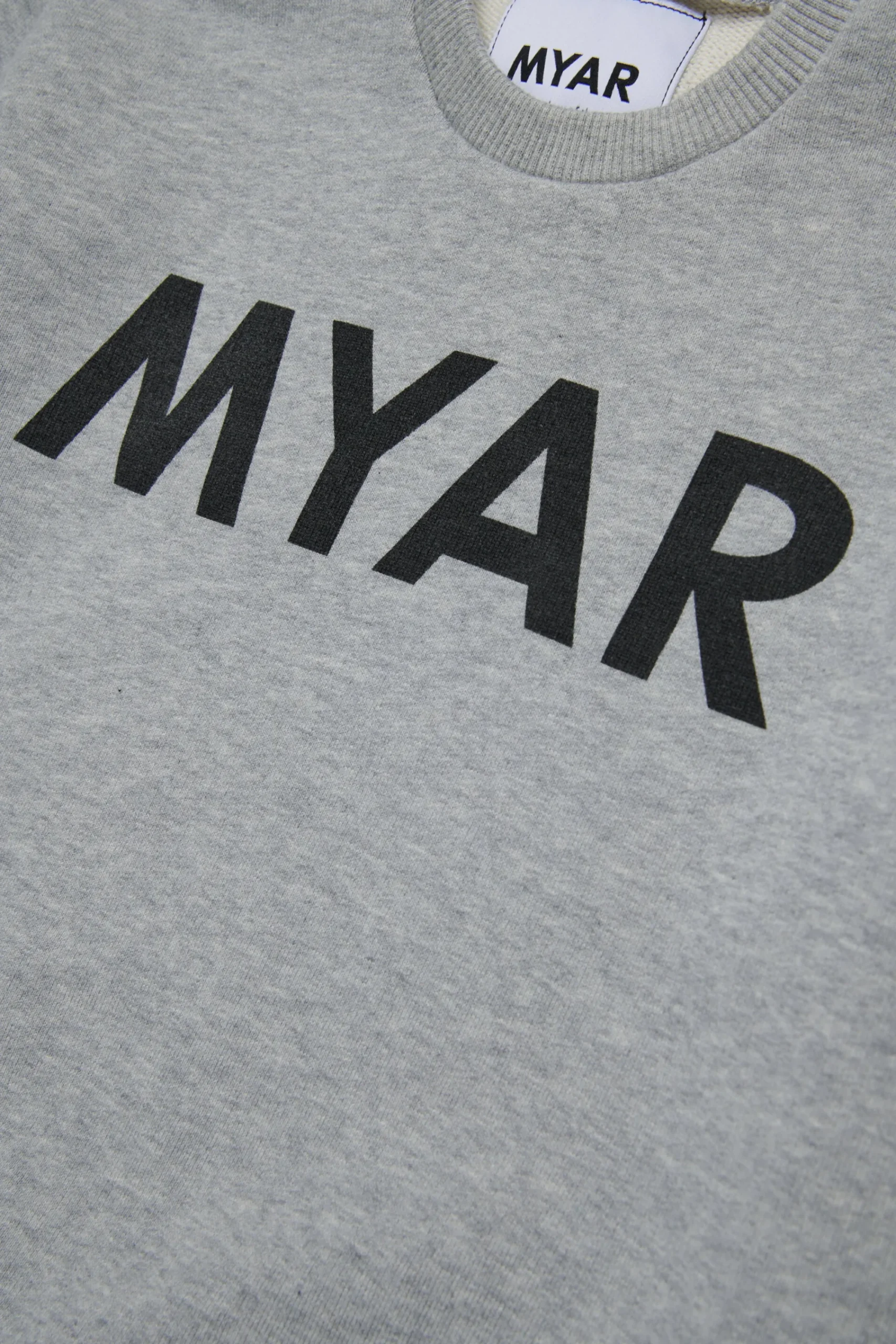 Sweatshirts | Sweatshirts>MYAR Deadstock fabric sweatshirt with logo grey melange