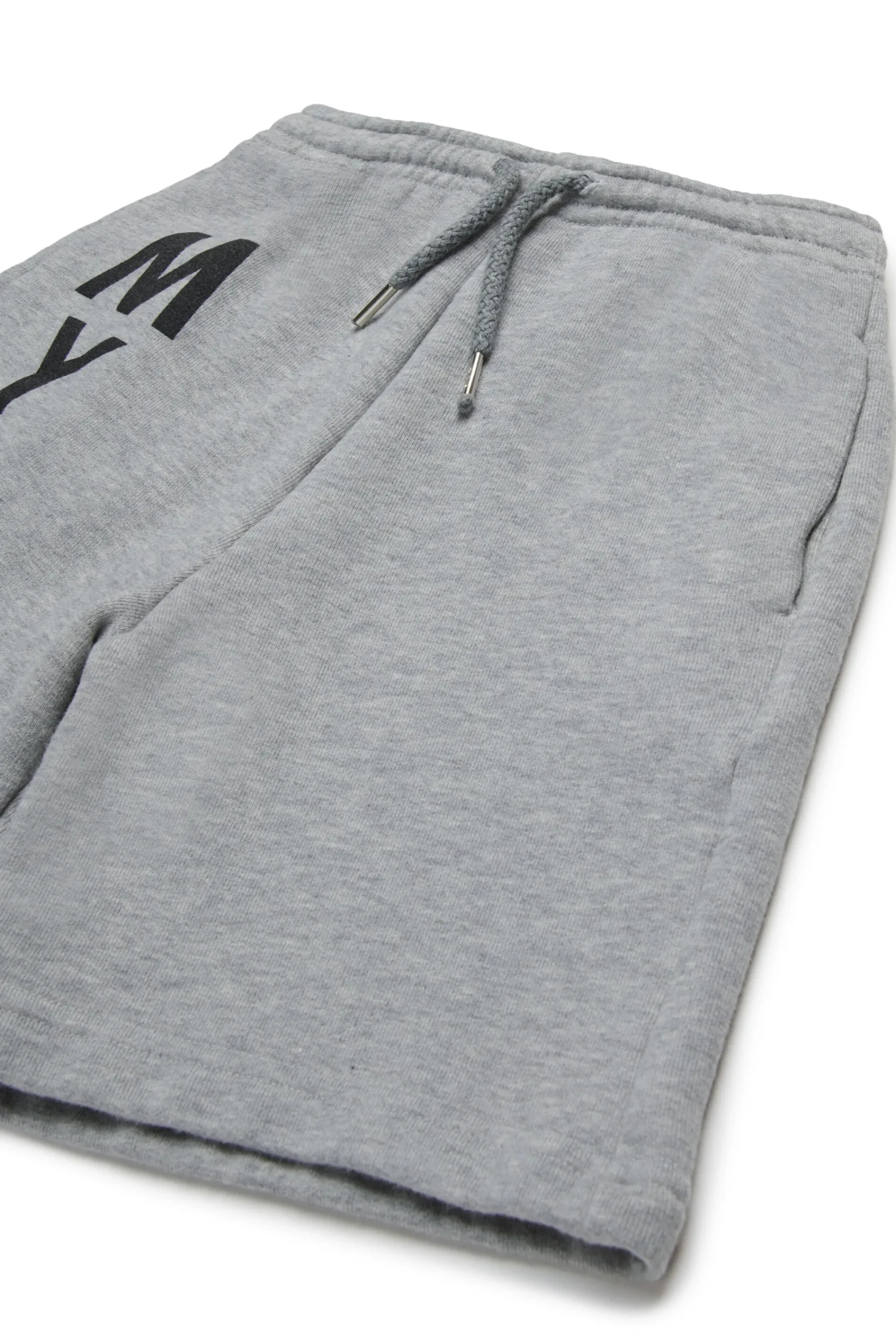 Shorts | Shorts>MYAR Deadstock fleece shorts with vertical logo grey melange