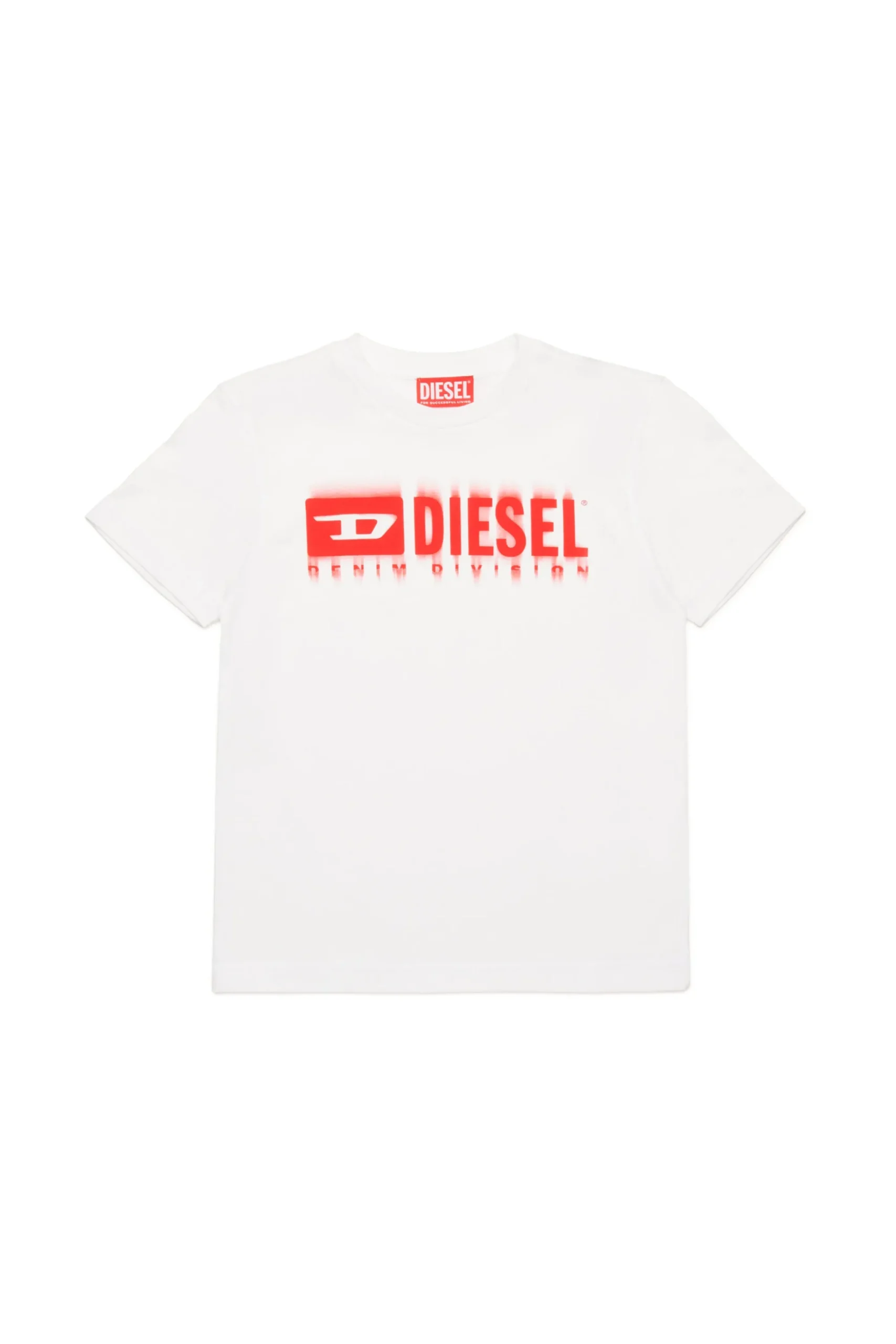 Activewear | Activewear>DIESEL Degradé branded T-shirt white