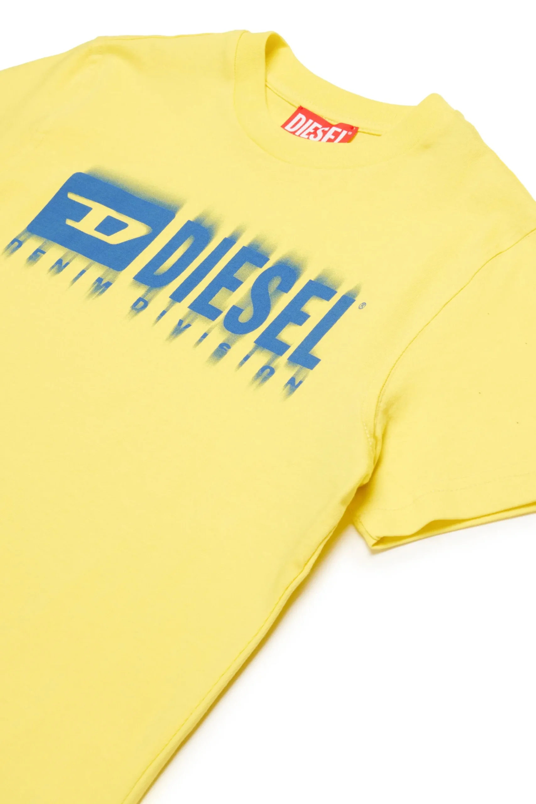 Activewear | Activewear>DIESEL Degradé branded T-shirt canary yellow