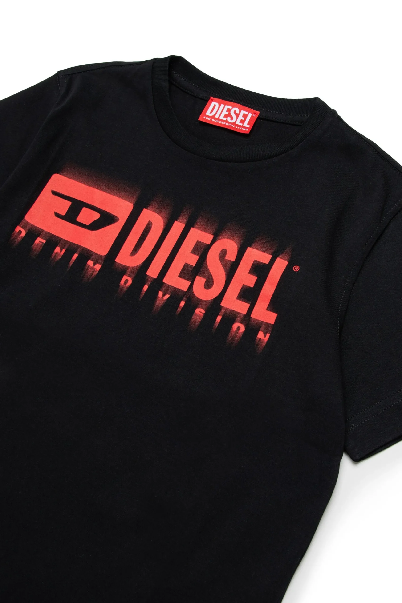 Activewear | Activewear>DIESEL Degradé branded T-shirt red