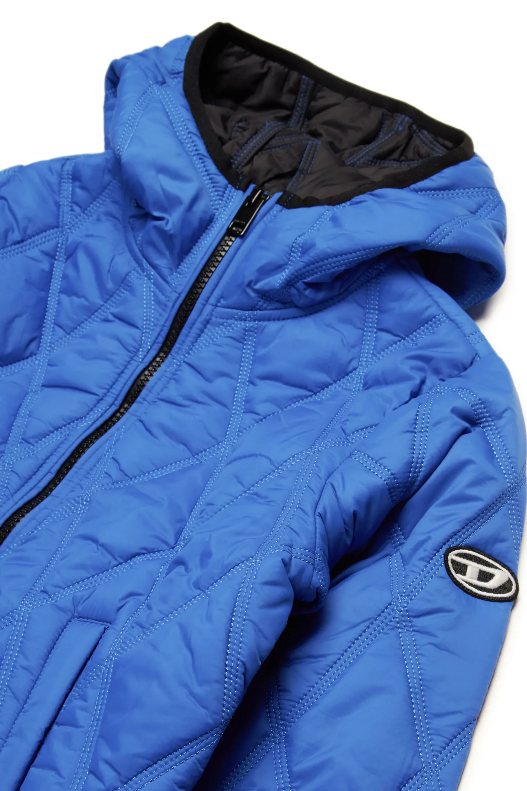 Jackets And Padded Jackets | Jackets And Padded Jackets>DIESEL Diamond padded jacket bright bluette