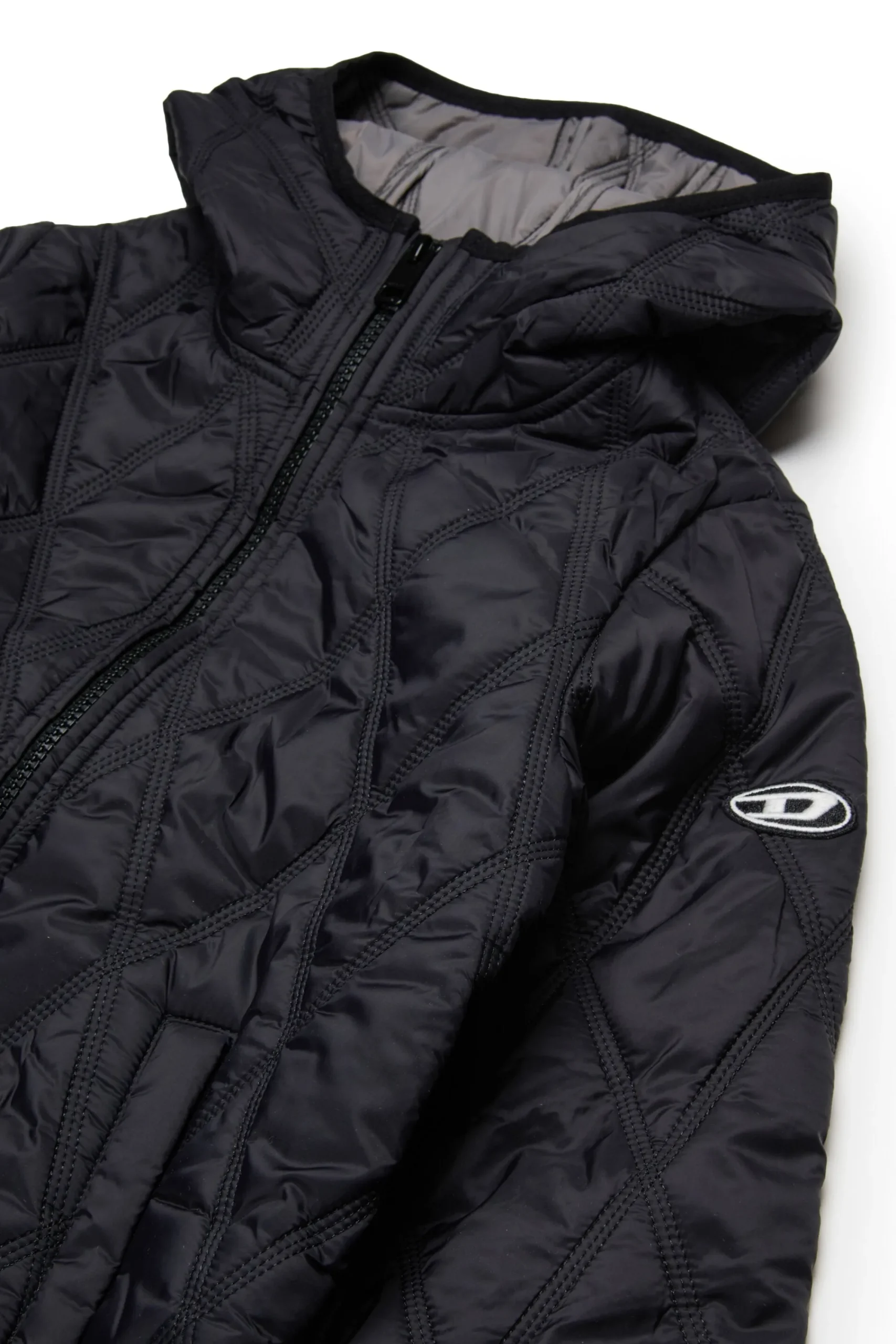 Jackets And Padded Jackets | Jackets And Padded Jackets>DIESEL Diamond padded jacket black