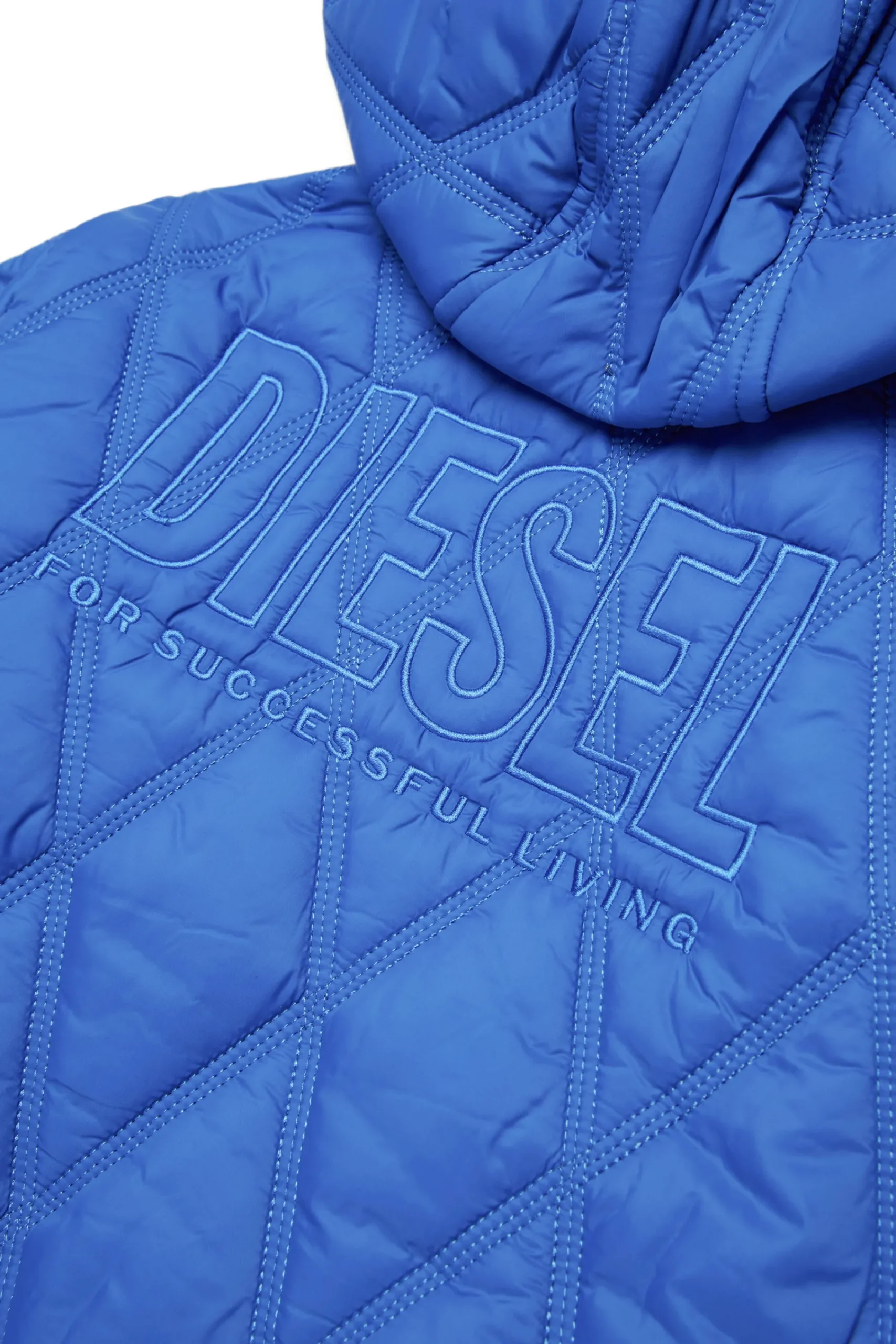 Jackets And Padded Jackets | Jackets And Padded Jackets>DIESEL Diamond padded jacket bright bluette
