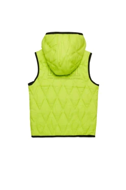 Jackets And Padded Jackets | Jackets And Padded Jackets>DIESEL Diamond quilted lightweight vest slime green