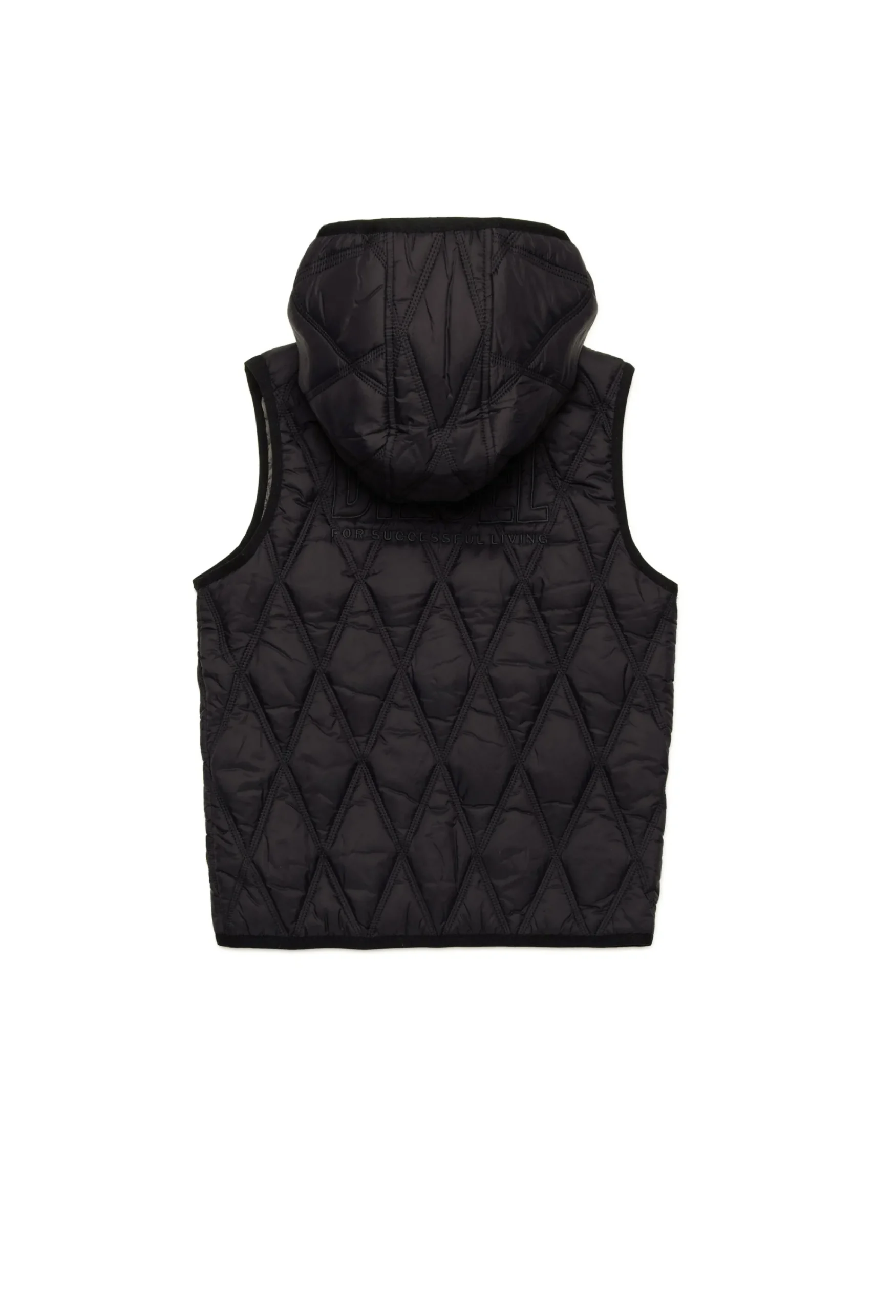 Jackets And Padded Jackets | Jackets And Padded Jackets>DIESEL Diamond quilted lightweight vest black