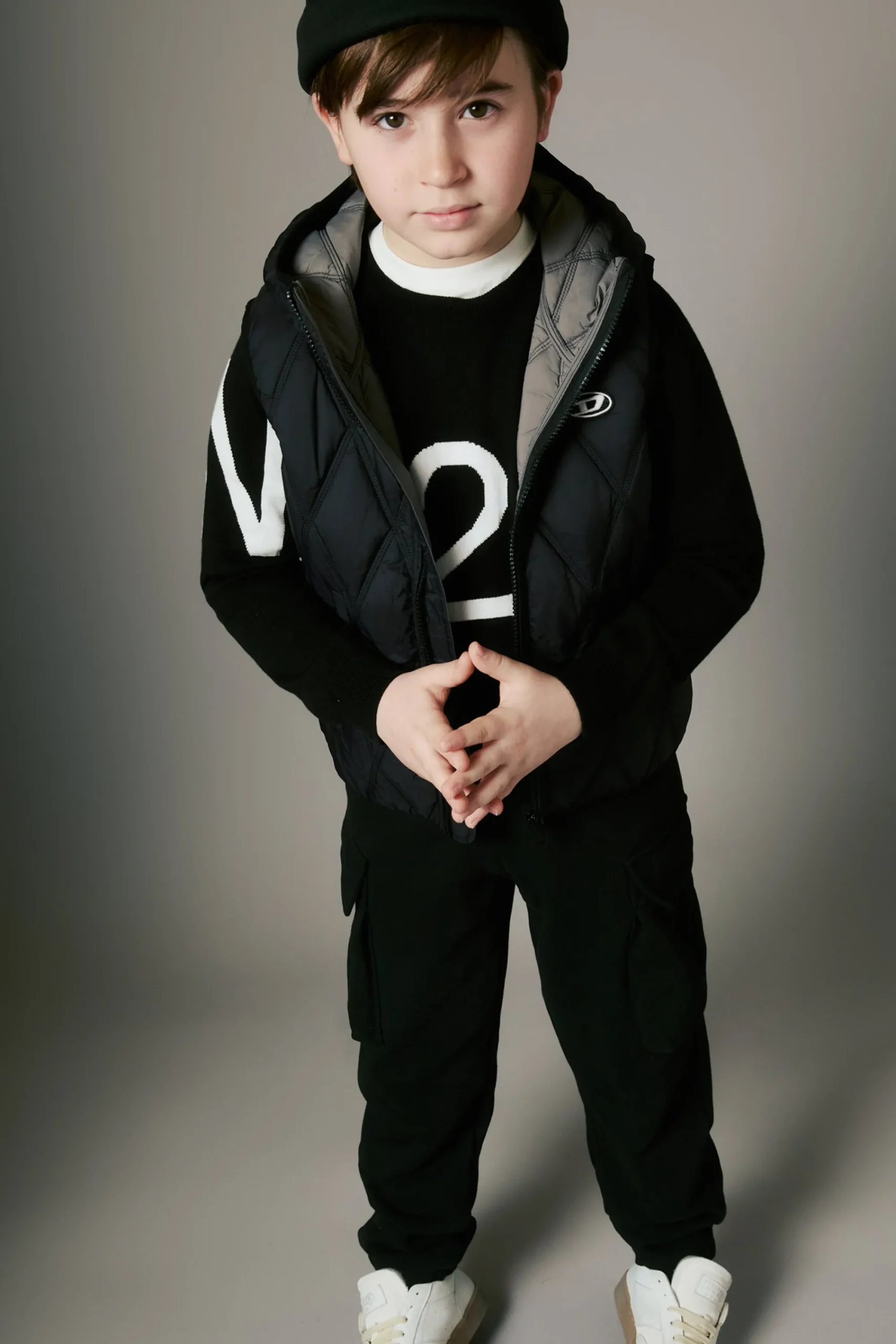 Jackets And Padded Jackets | Jackets And Padded Jackets>DIESEL Diamond quilted lightweight vest black