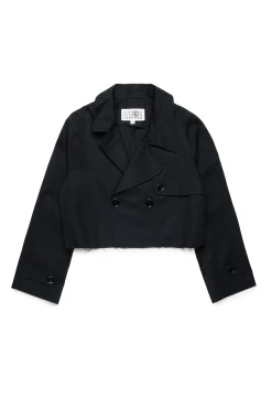 Jackets And Padded Jackets | Party Looks>MM6 MAISON MARGIELA Double-breasted re-cut jacket black