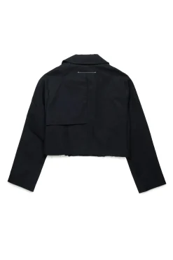 Jackets And Padded Jackets | Party Looks>MM6 MAISON MARGIELA Double-breasted re-cut jacket black