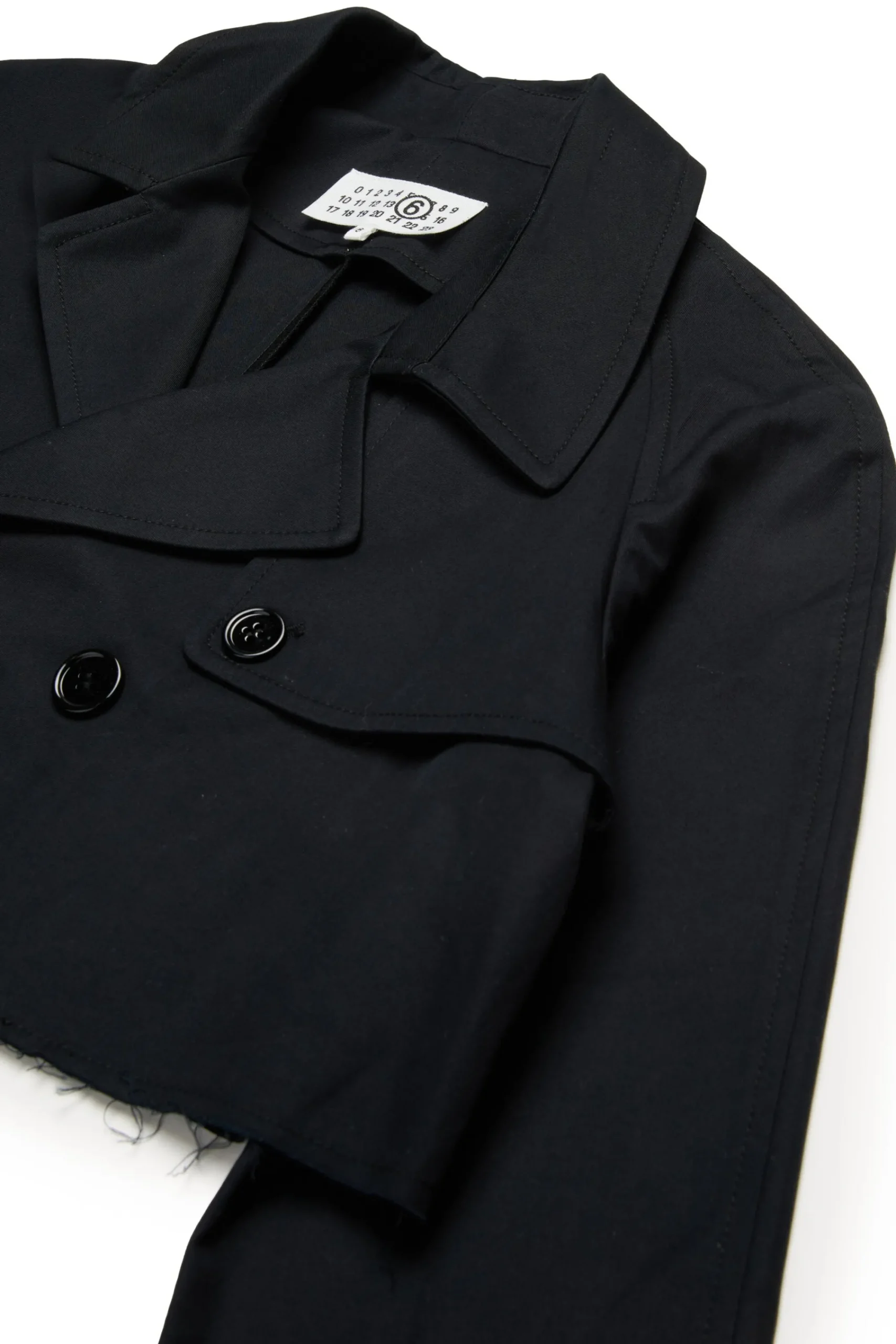 Jackets And Padded Jackets | Party Looks>MM6 MAISON MARGIELA Double-breasted re-cut jacket black