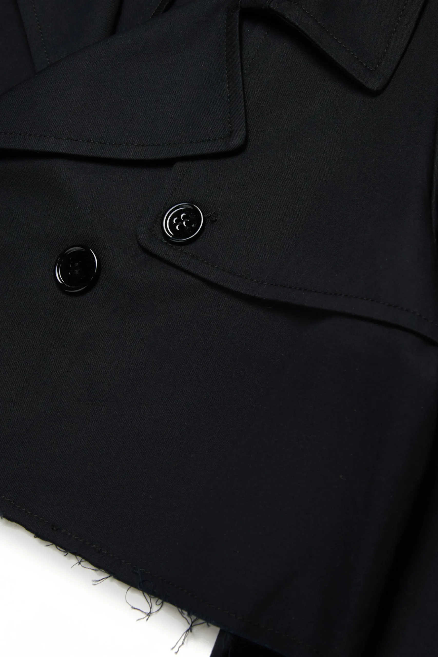 Jackets And Padded Jackets | Party Looks>MM6 MAISON MARGIELA Double-breasted re-cut jacket black