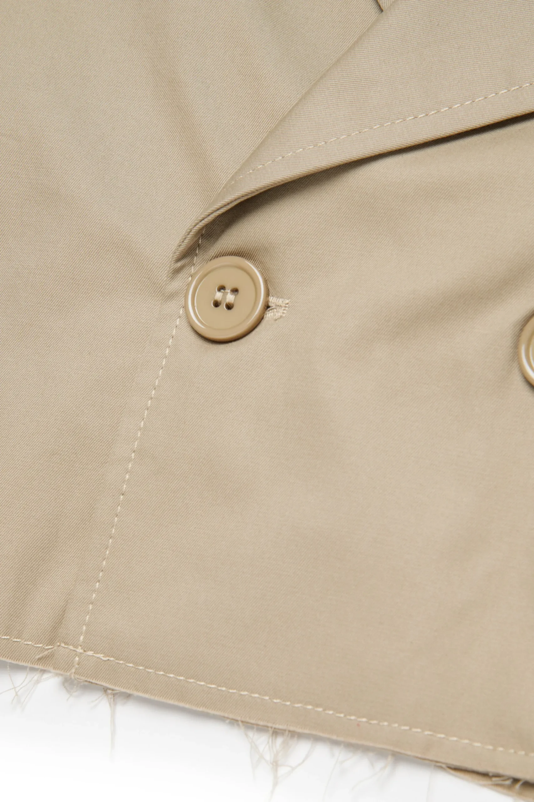 Jackets And Padded Jackets | Party Looks>MM6 MAISON MARGIELA Double-breasted re-cut jacket beige