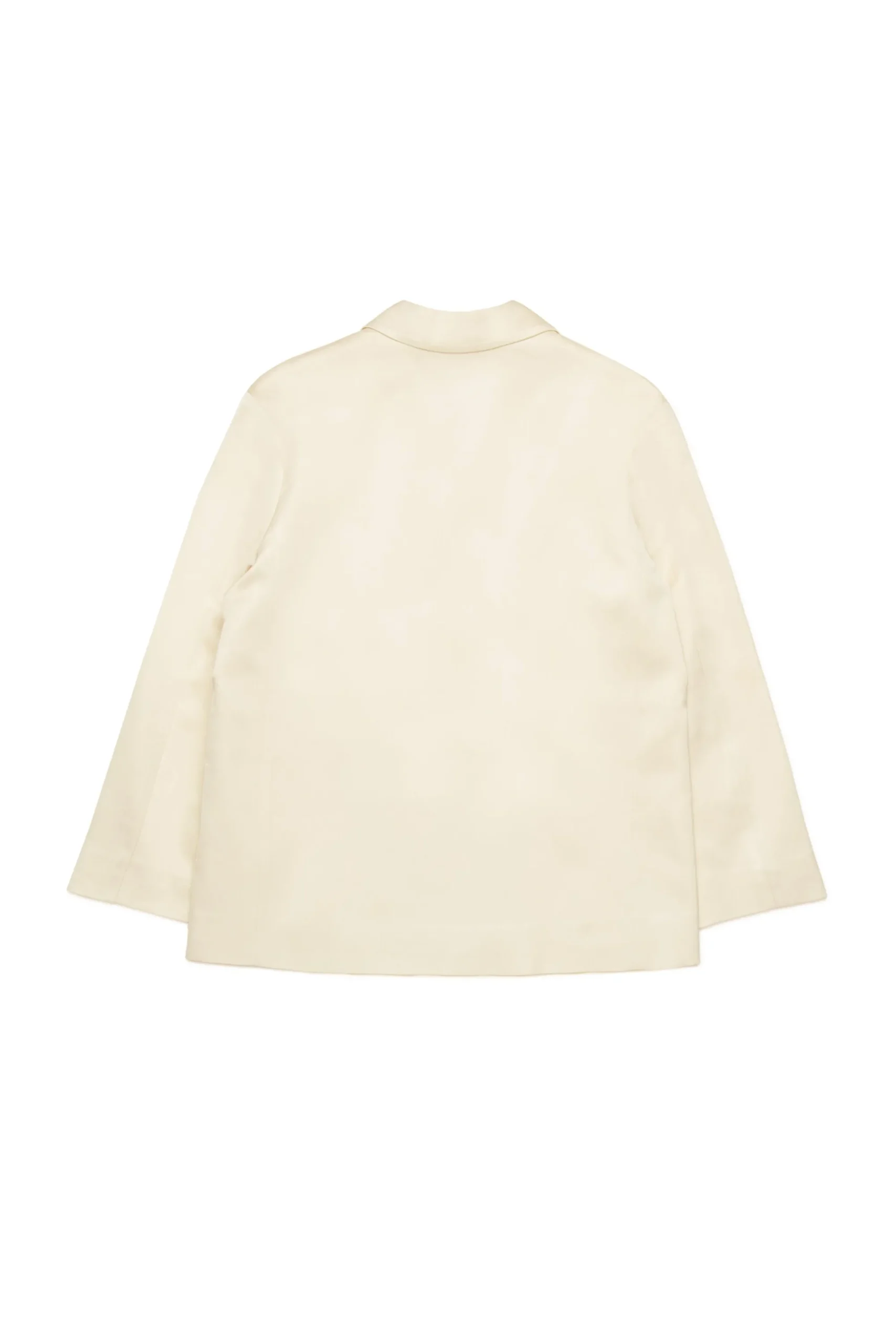 Jackets And Padded Jackets>N°21 Double-breasted satin blazer jacket creamy white