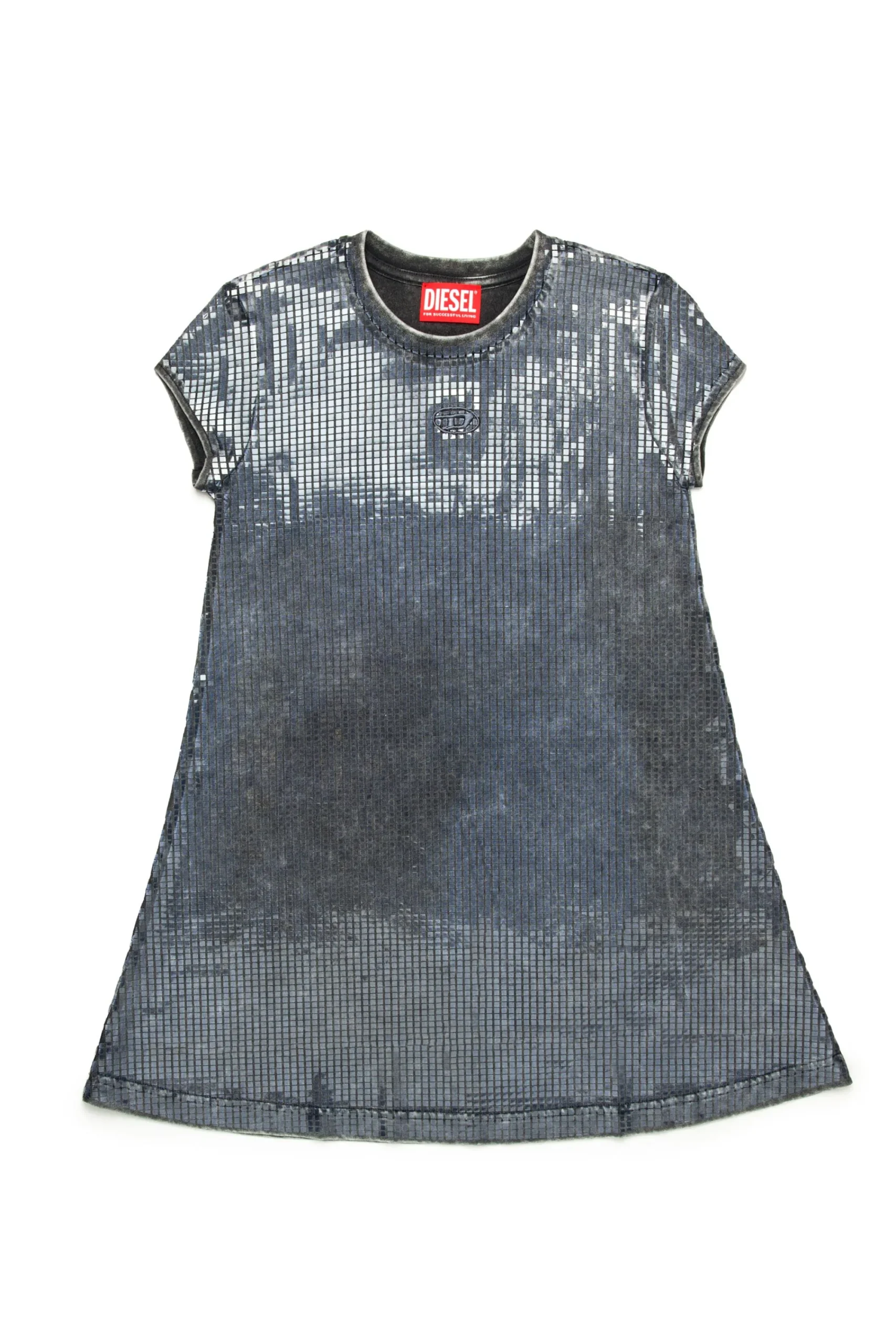 Dresses | Oval D By Diesel>DIESEL Dress with finishing mylar and sequins Denim Black