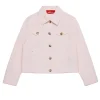 Jackets And Padded Jackets>MAX&Co. Drill trucker jacket antique lilac pink