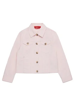 Jackets And Padded Jackets>MAX&Co. Drill trucker jacket antique lilac pink