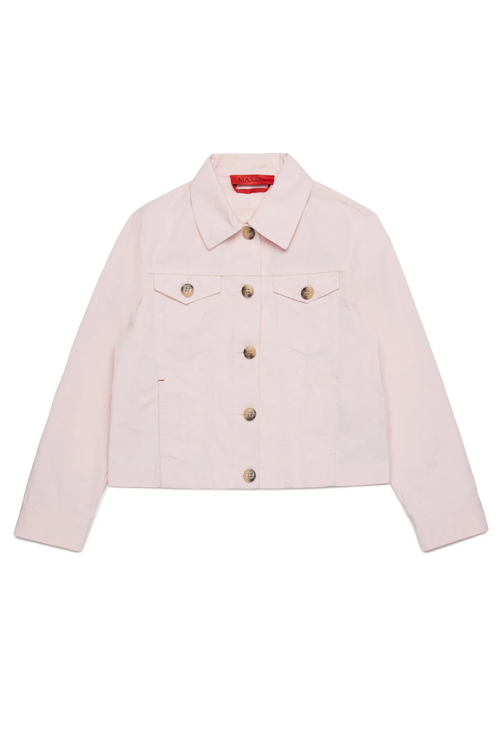 Jackets And Padded Jackets>MAX&Co. Drill trucker jacket antique lilac pink