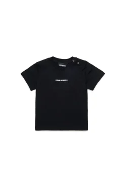 T-Shirts | Activewear>DSQUARED2 branded T-shirt black