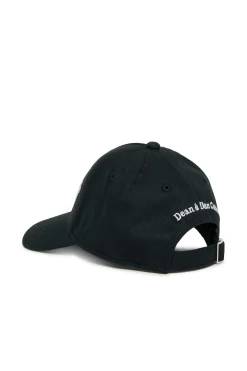 Accessories | Logomania>DSQUARED2 Embroidered logo baseball cap black