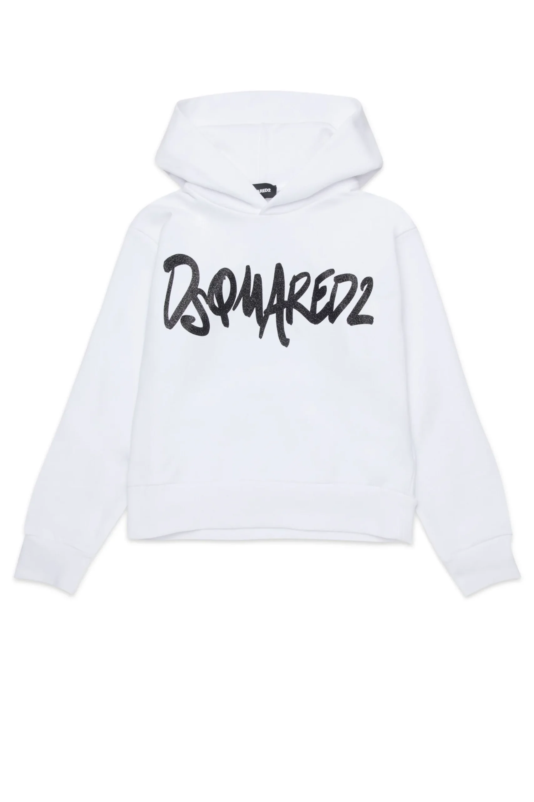Sweatshirts | Logomania>DSQUARED2 Evening sweatshirt with branded logo white