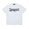 T-Shirts | Logomania>DSQUARED2 Evening T-shirt with glittered logo white