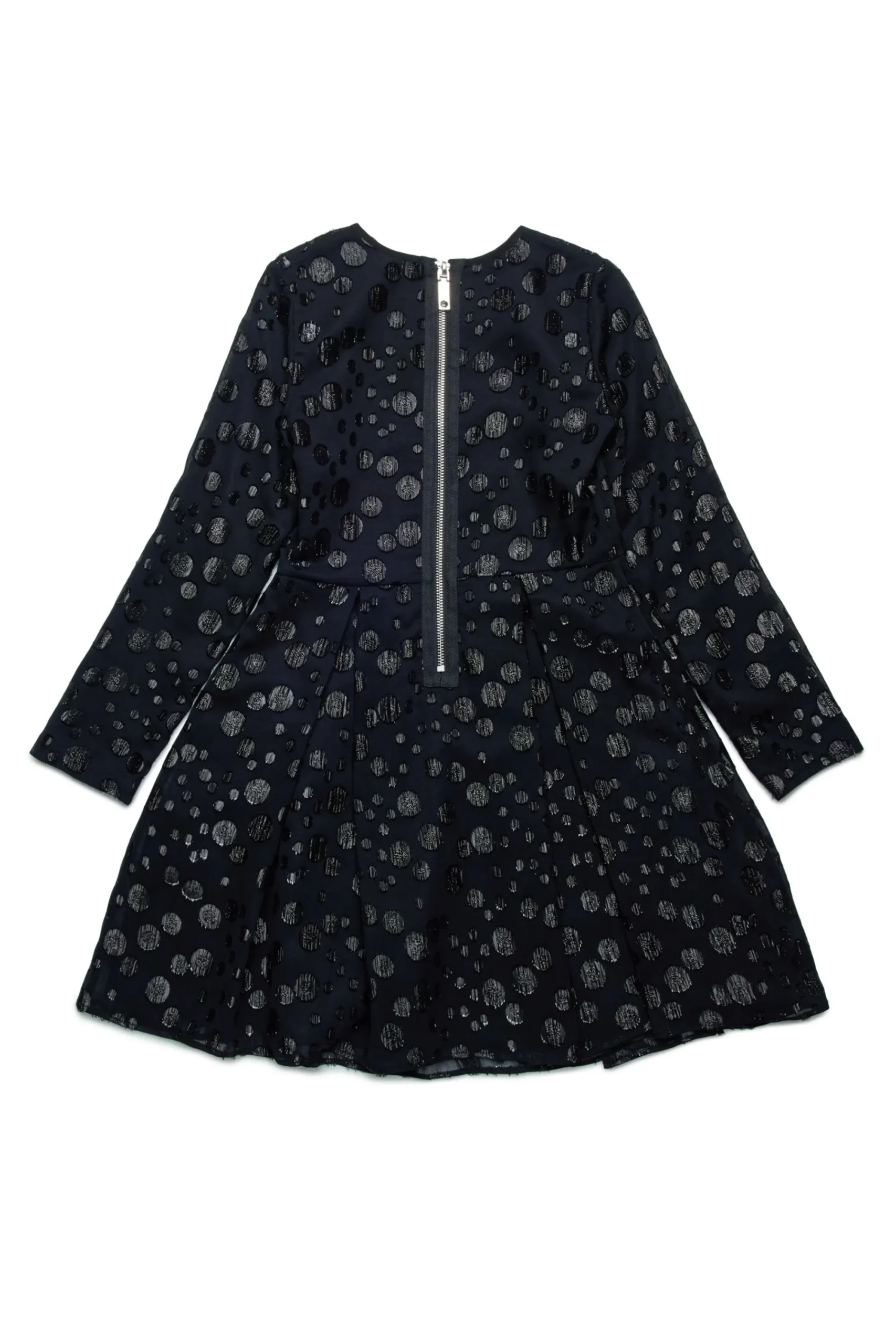 Dresses>MAX&Co. Fil coupé party dress with lurex polka dots black