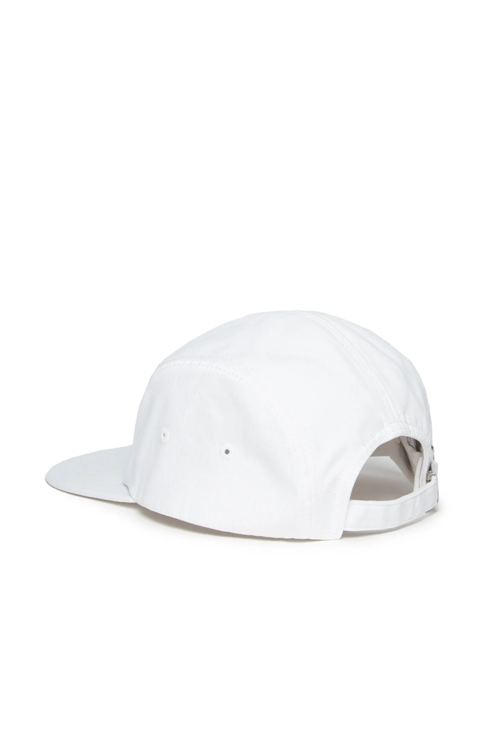 Hats And Caps | Logomania>MM6 MAISON MARGIELA Five-panel hat branded with numeric logo white