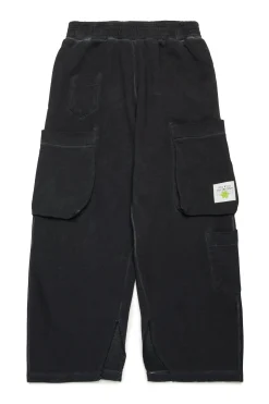 Pants | Pants>MM6 MAISON MARGIELA Fleece cargo pants black
