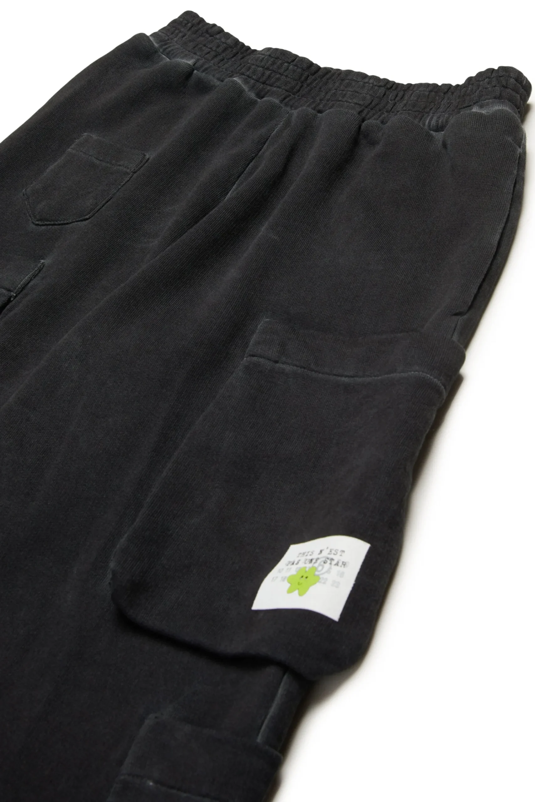 Pants | Pants>MM6 MAISON MARGIELA Fleece cargo pants black