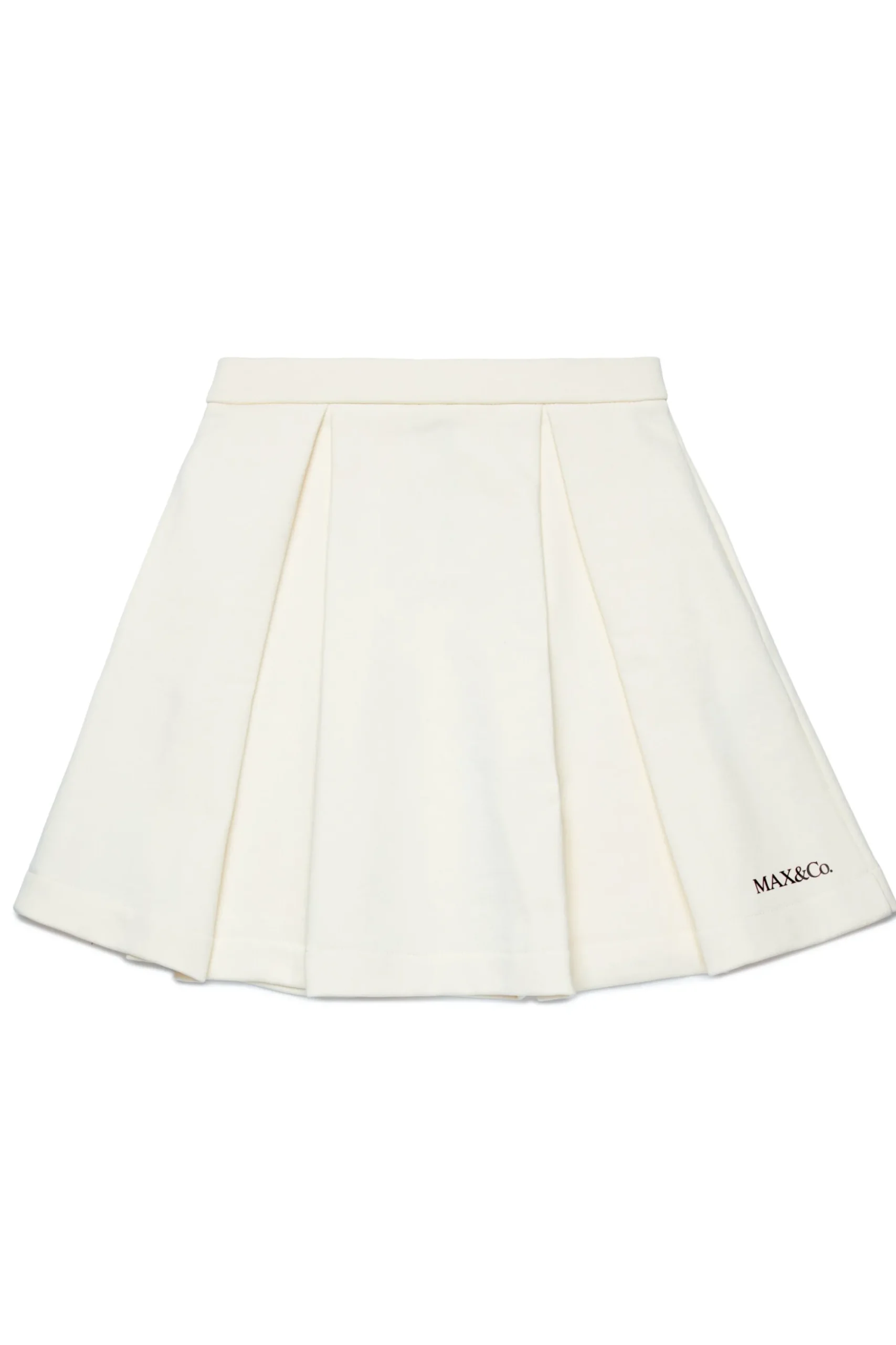 Skirts>MAX&Co. Fleece corolla skirt white