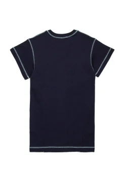 Dresses | Activewear>MARNI Fleece dress with contrasting seams blue navy