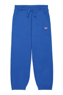 Pants | Activewear>DIESEL Fleece jogger pants with patch bright bluette