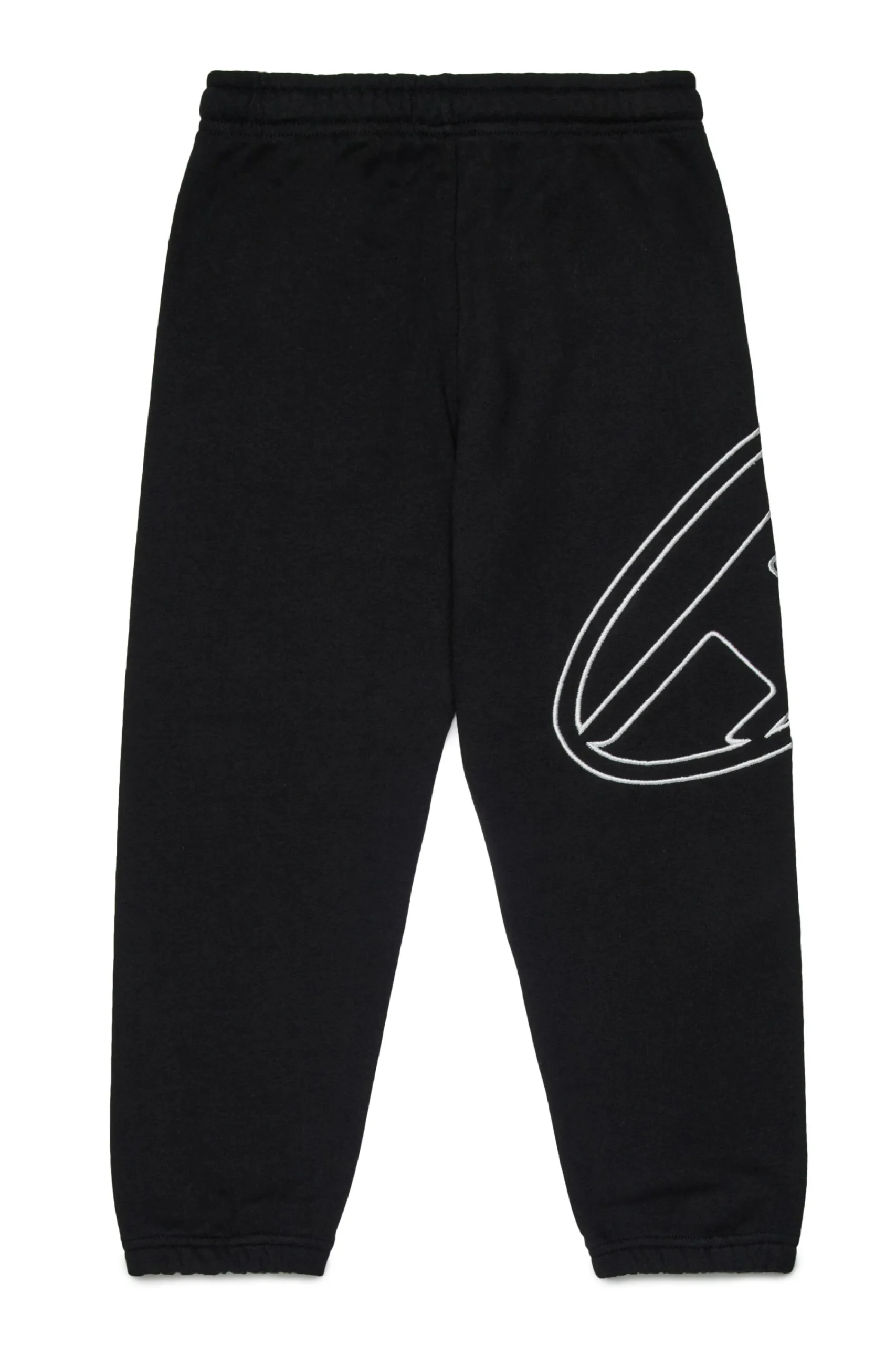 Oval D By Diesel | Oval D By Diesel>DIESEL Fleece jogger pants with maxi Oval D logo black