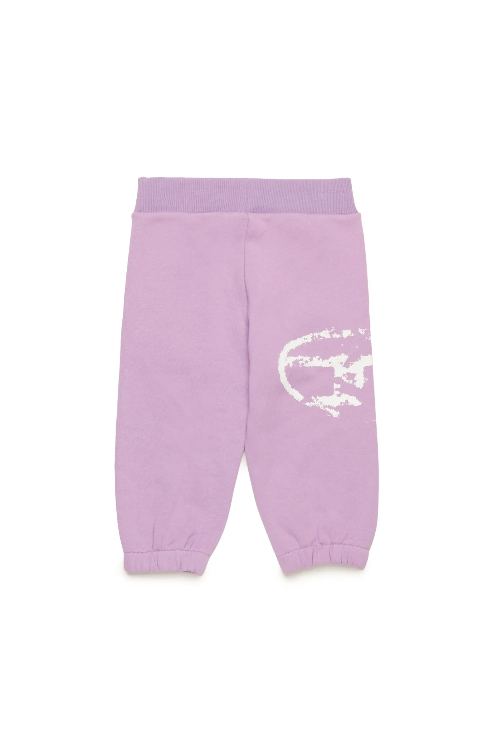Oval D By Diesel | Oval D By Diesel>DIESEL Fleece jogger pants with Oval D logo lavender