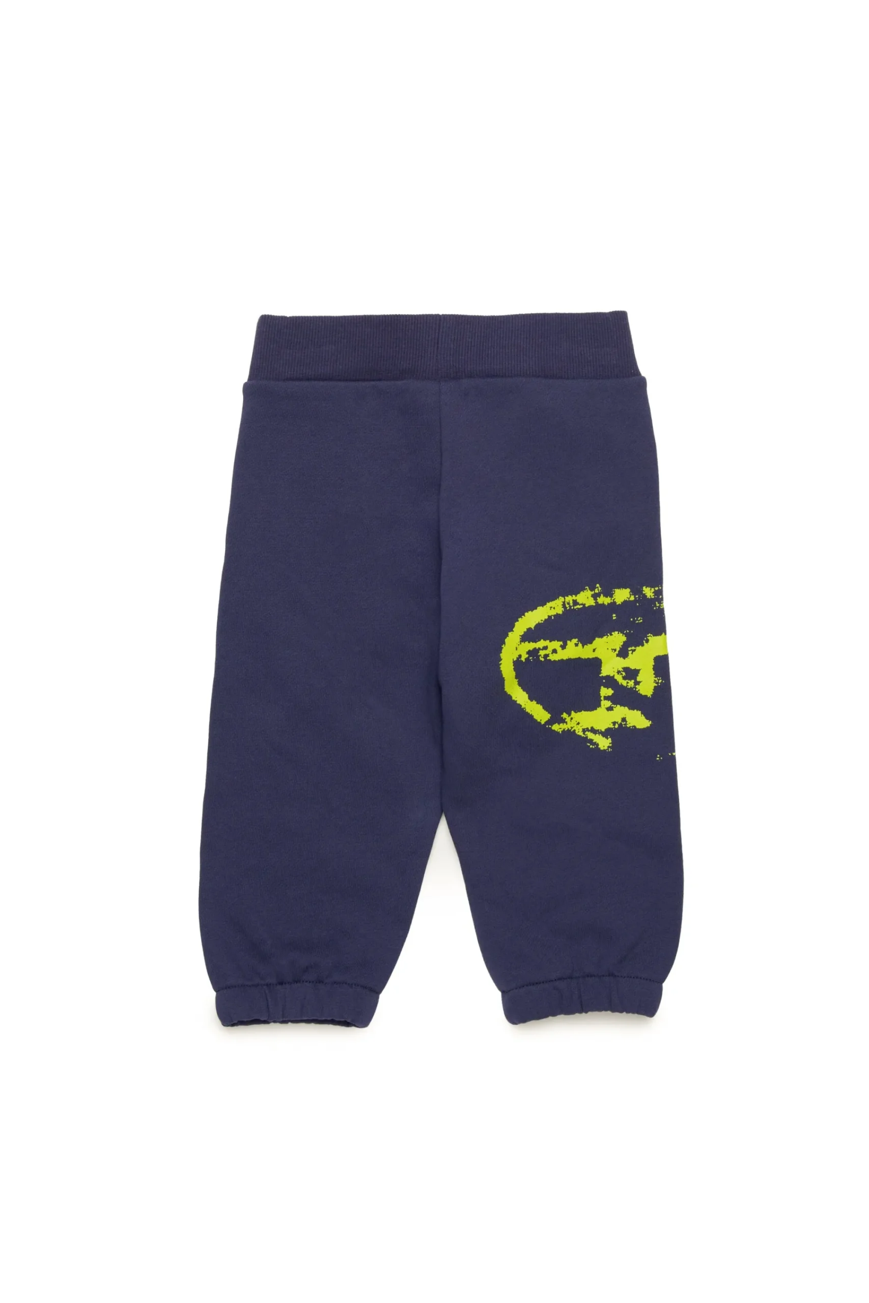 Oval D By Diesel | Oval D By Diesel>DIESEL Fleece jogger pants with Oval D logo blue peacoat