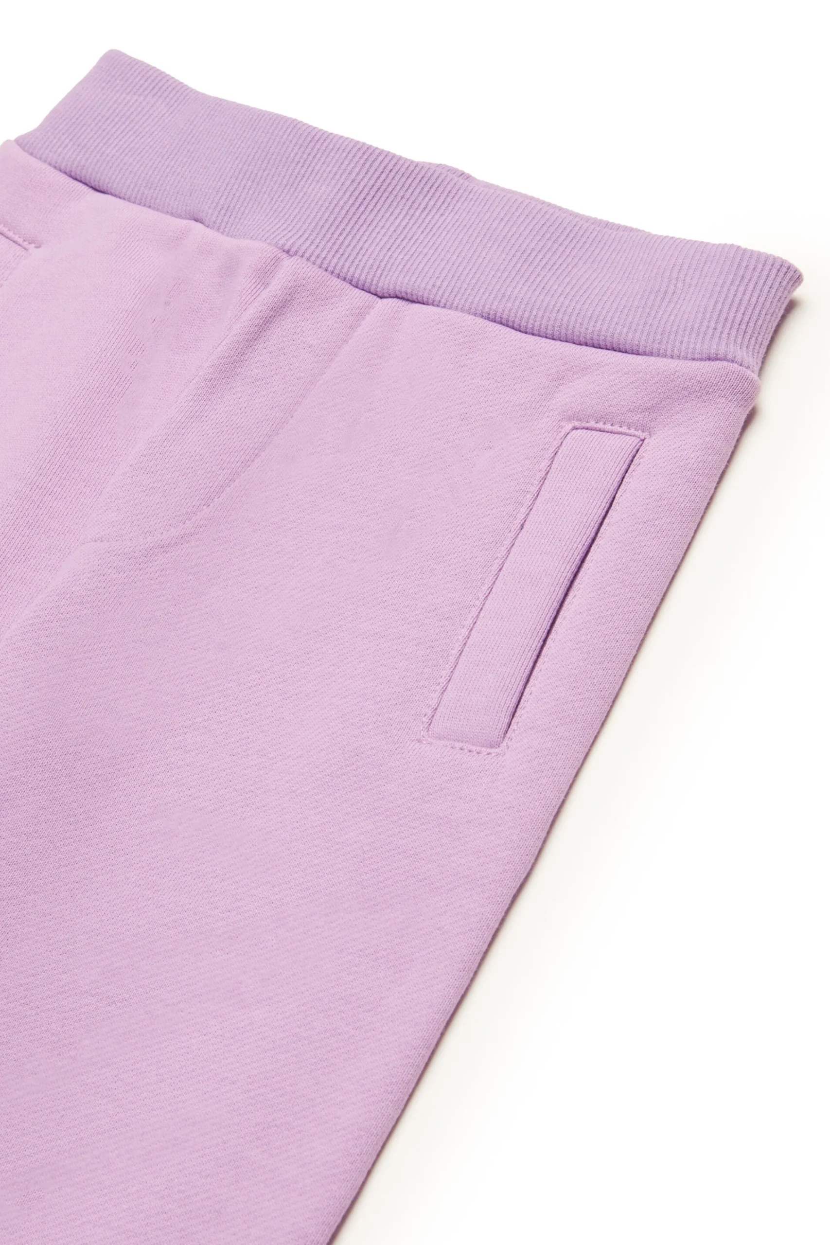 Oval D By Diesel | Oval D By Diesel>DIESEL Fleece jogger pants with Oval D logo lavender