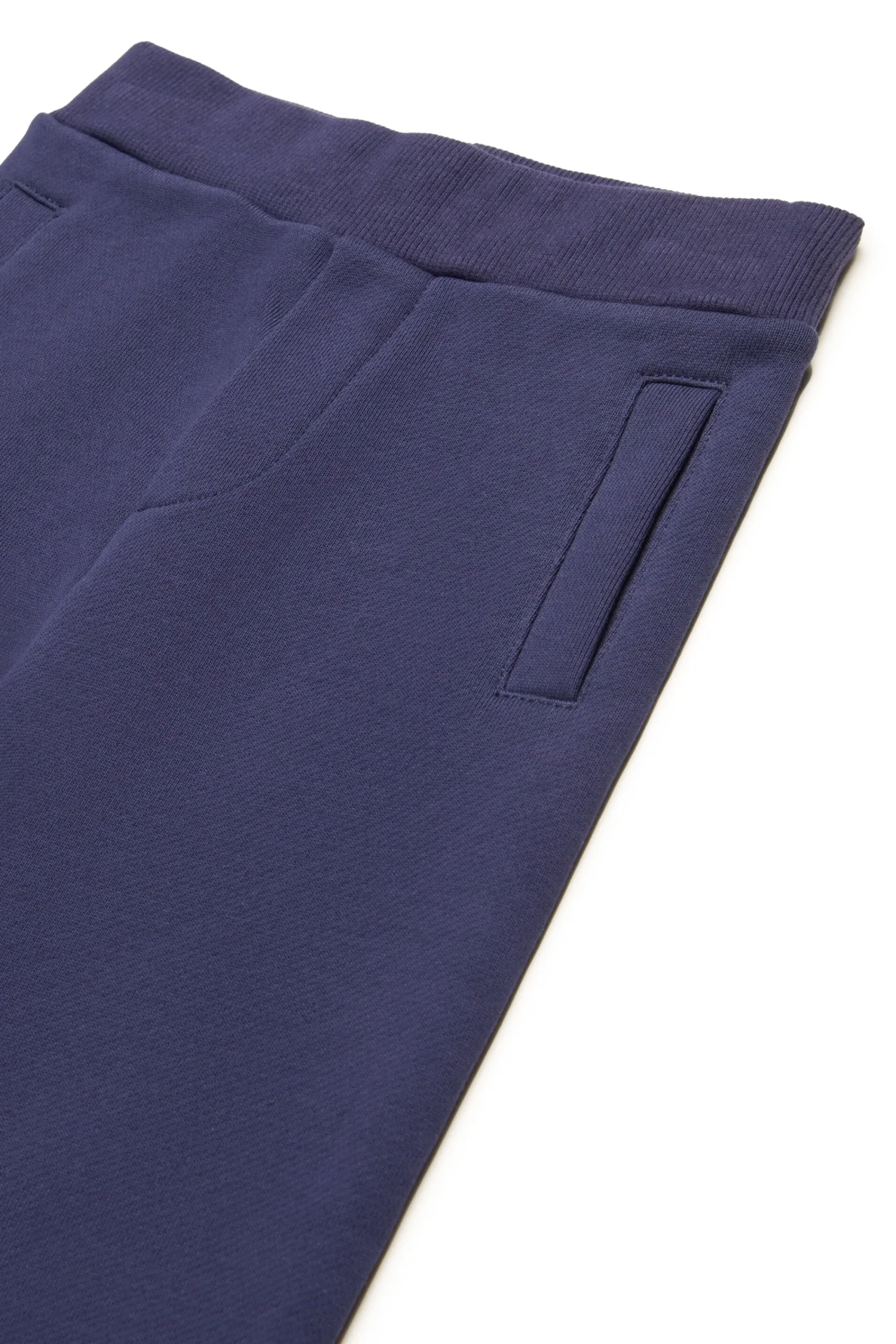 Oval D By Diesel | Oval D By Diesel>DIESEL Fleece jogger pants with Oval D logo blue peacoat