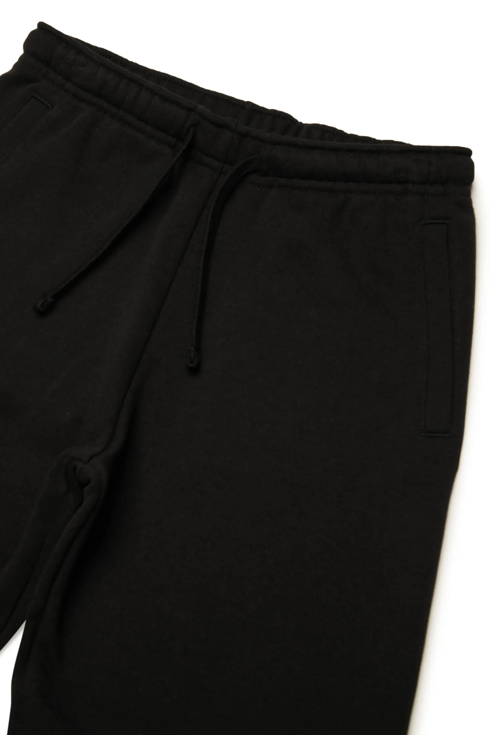 Pants>DIESEL Fleece jogger pants with Oval D logo black