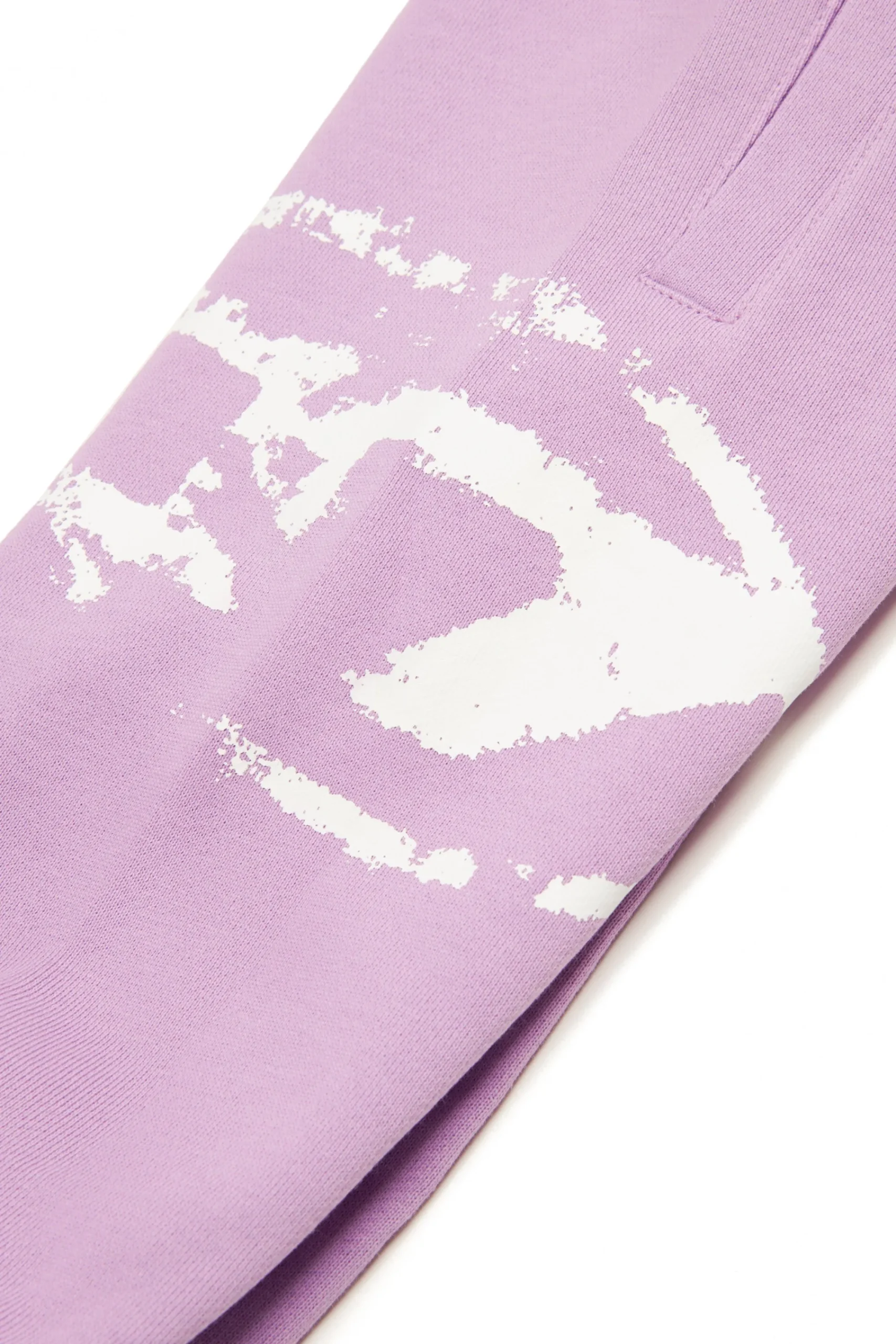 Oval D By Diesel | Oval D By Diesel>DIESEL Fleece jogger pants with Oval D logo lavender