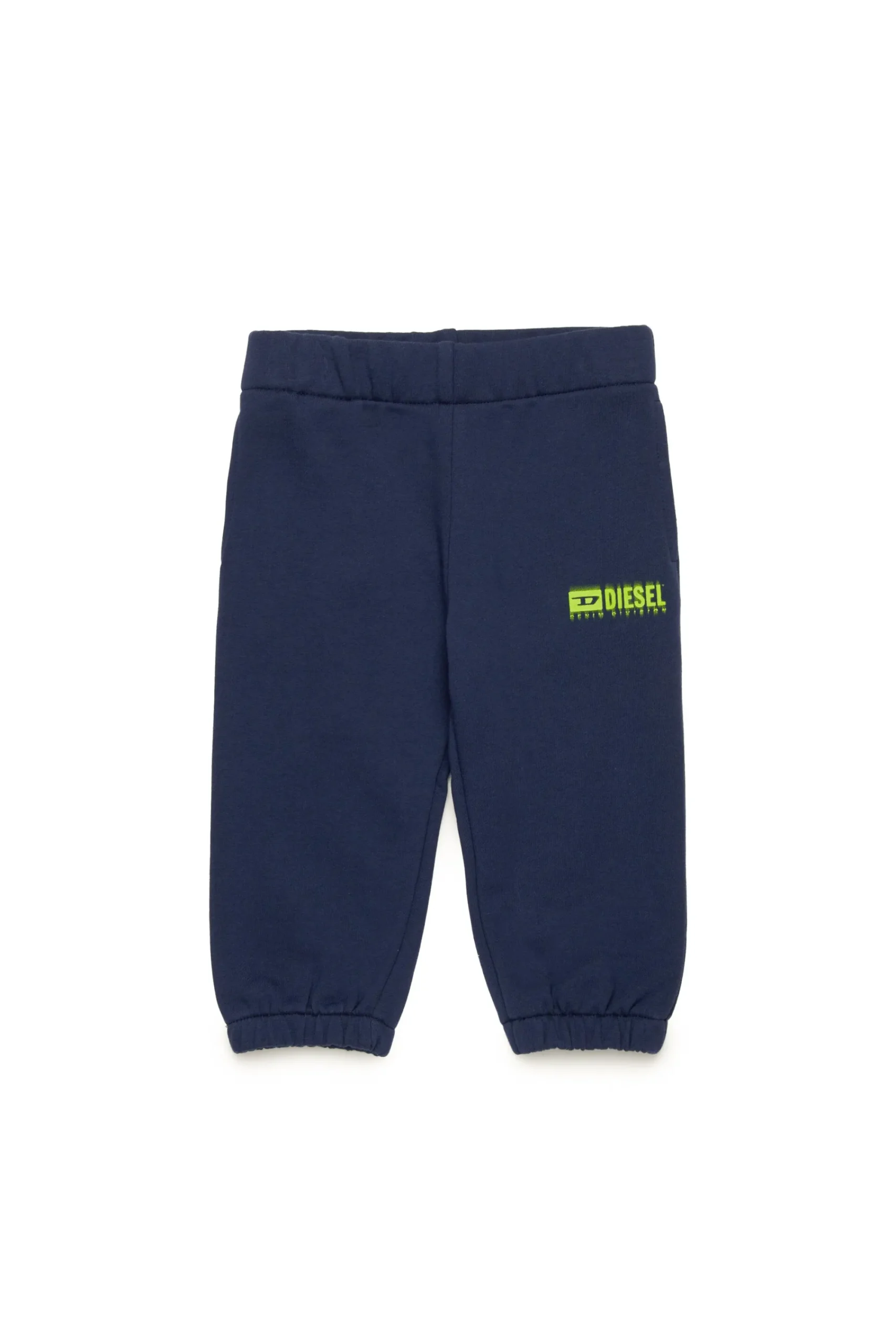 Activewear | Activewear>DIESEL Fleece jogger trousers with degradé logo blue peacoat