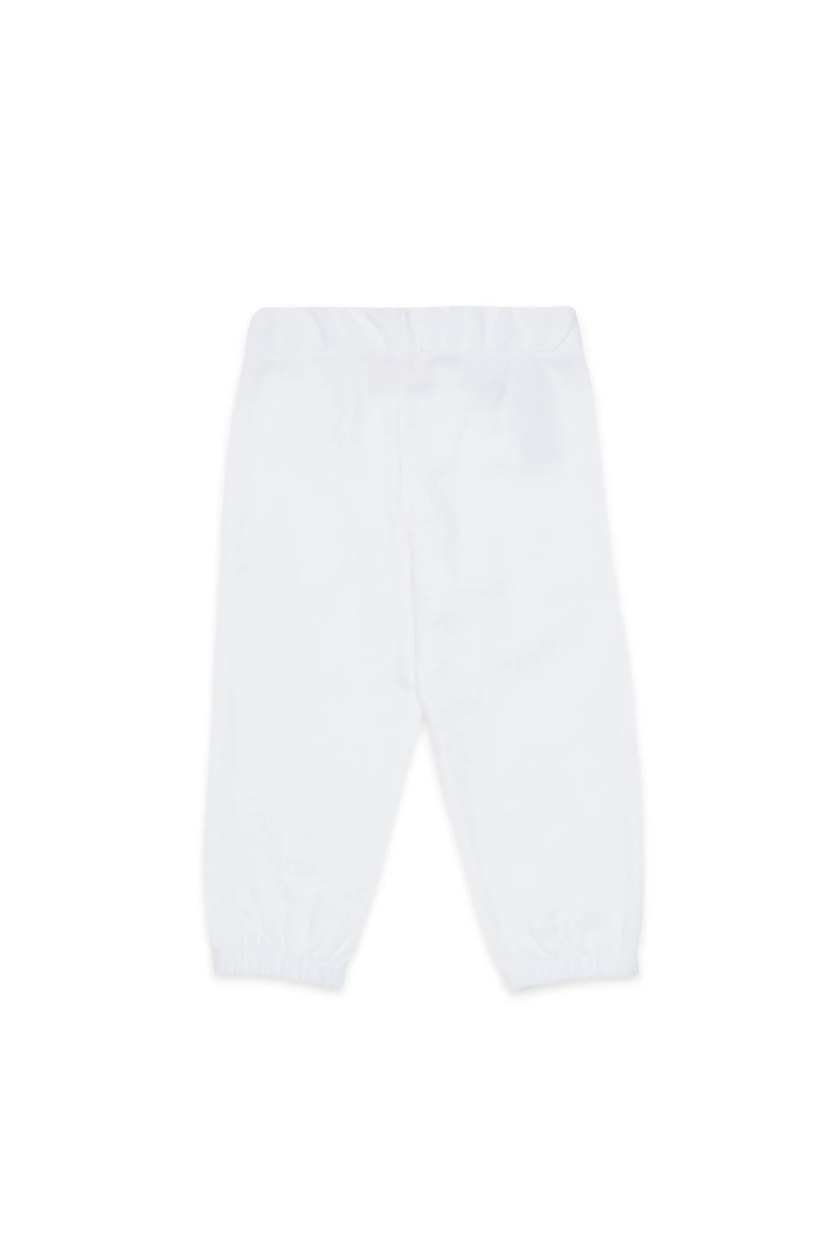 Activewear | Activewear>DIESEL Fleece jogger trousers with degradé logo white