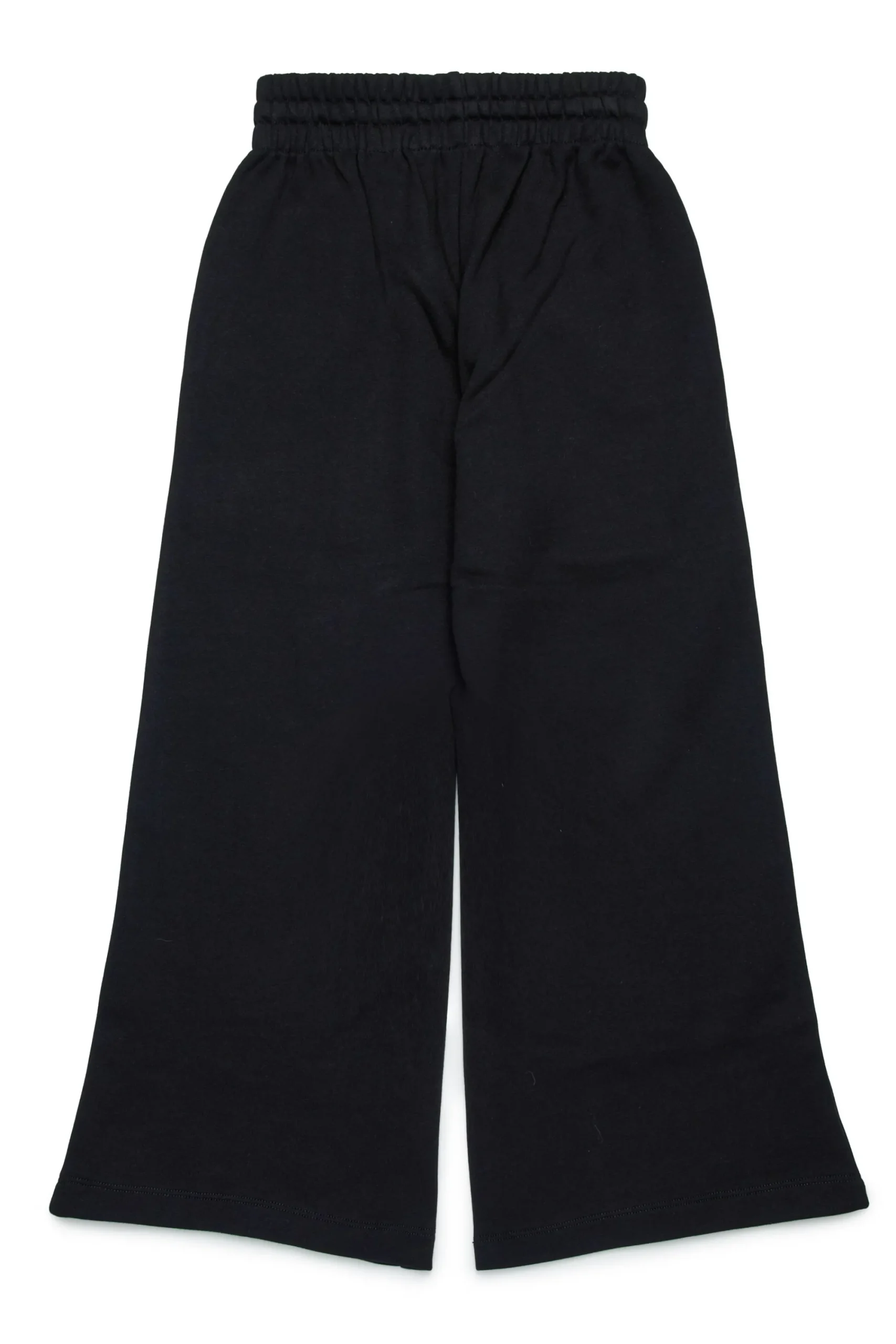Pants>DIESEL Fleece pants with heart graphics black