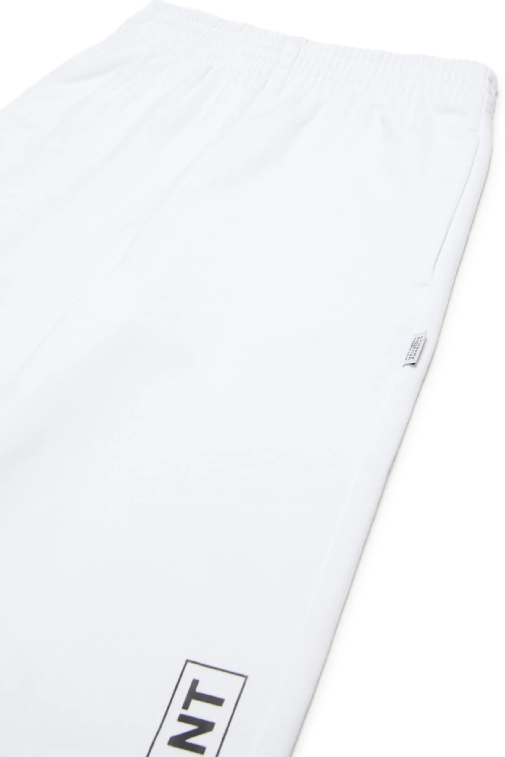 Pants | Activewear>MM6 MAISON MARGIELA Fleece pants with lettering white