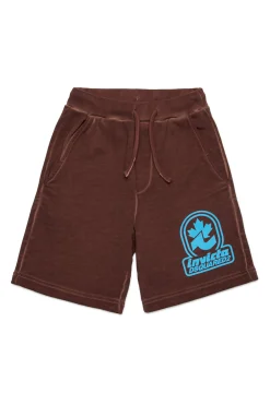 Shorts | Shorts>DSQUARED2 Fleece shorts Invicta x dachshund brown